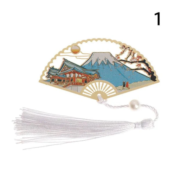 Kawaii fan bookmark