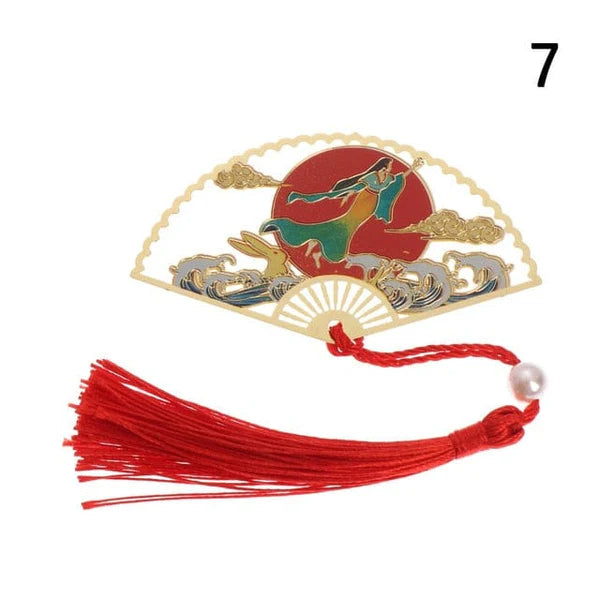 Kawaii fan bookmark