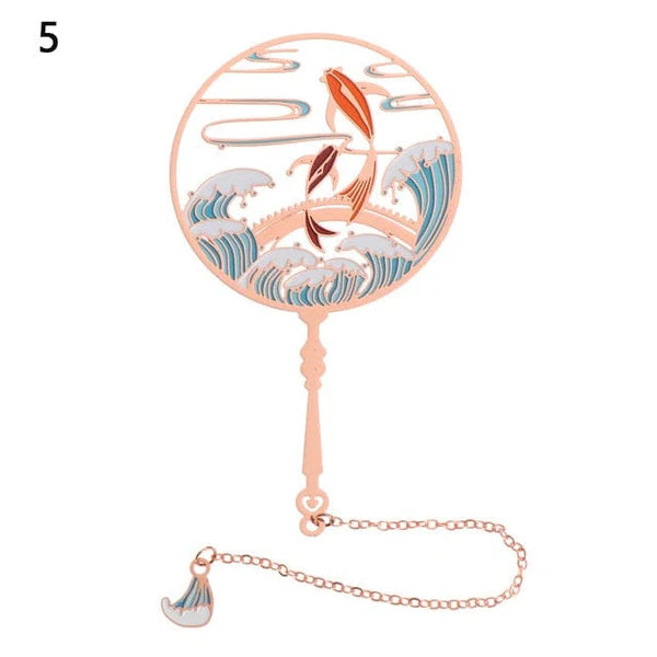 Kawaii fan bookmark