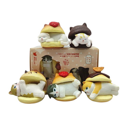 Cute mystery box cat burger