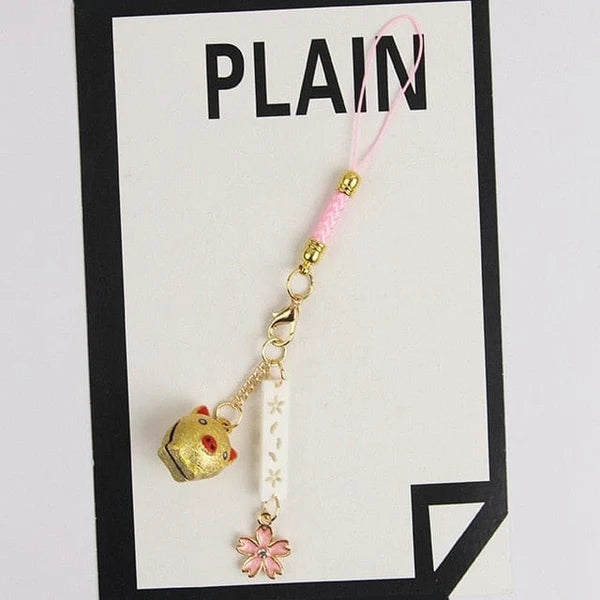 Omamori Lucky Sakura keychain