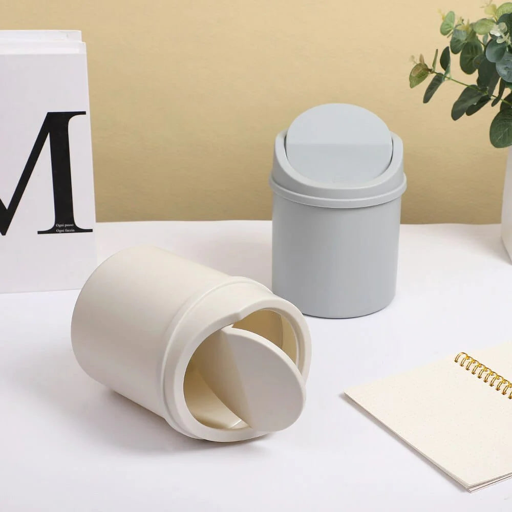 Pastel office mini trash can