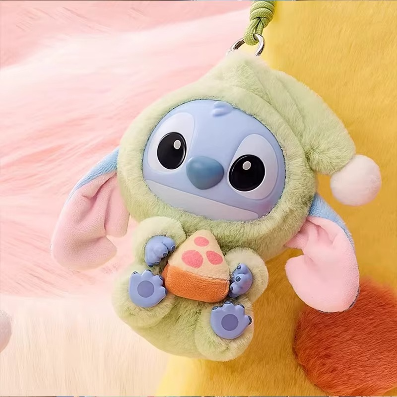 Stitch figurine box keychain style Labubu