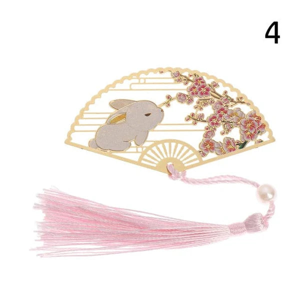 Marque-page éventail Kawaii
