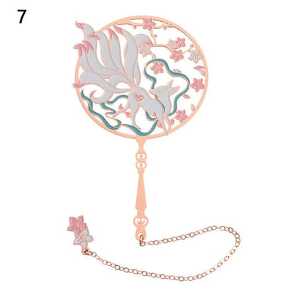 Marque-page éventail Kawaii