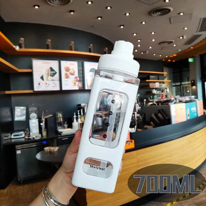 Bouteille d'eau Kawaii 700/900ml avec paille intégré