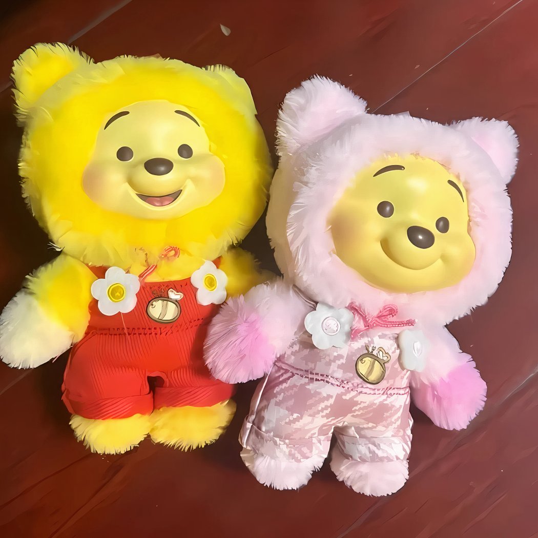 Peluche style Labubu de Winnie en boîte mystère