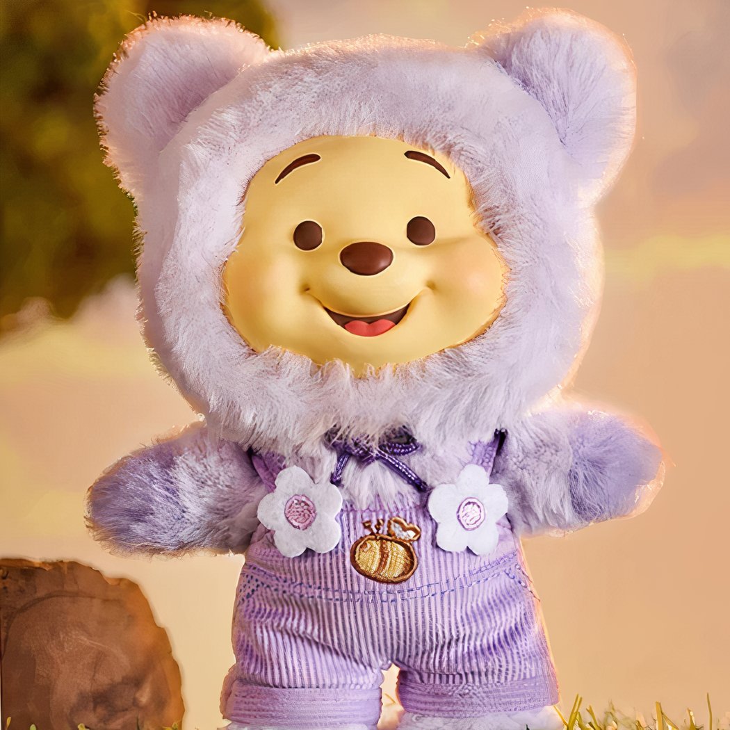 Peluche style Labubu de Winnie en boîte mystère