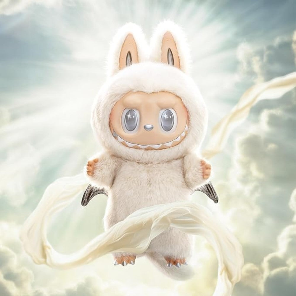 Peluche Labubu ange blanc