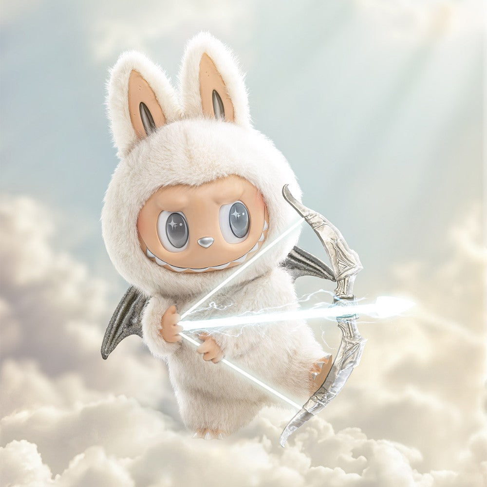 Peluche Labubu ange blanc