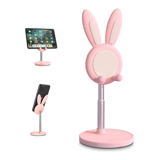 Support de téléphone en forme de lapin Kawaii