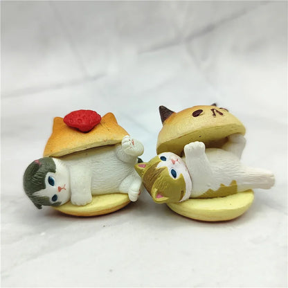 Burger chat boîte mystère mignonne
