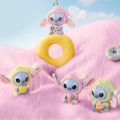 Boite figurine Stitch porte-clés style Labubu