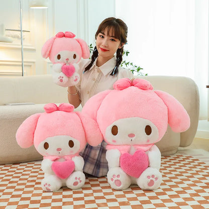 Peluche kawaii My Melody avec fraise