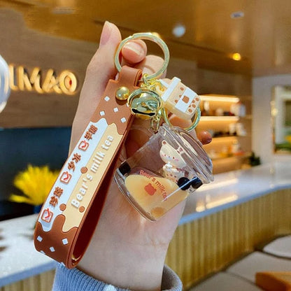 Porte-clés Boba Tea Kawaii
