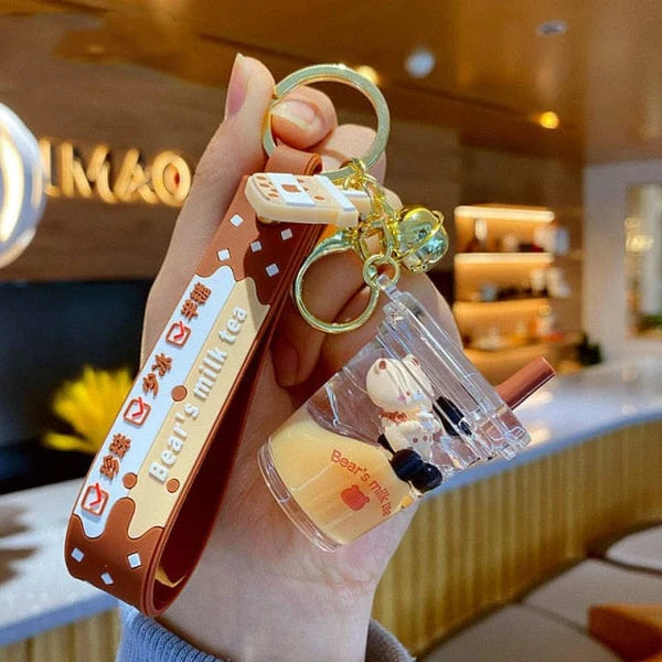 Porte-clés Boba Tea Kawaii