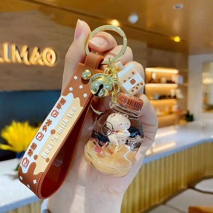 Porte-clés Boba Tea Kawaii