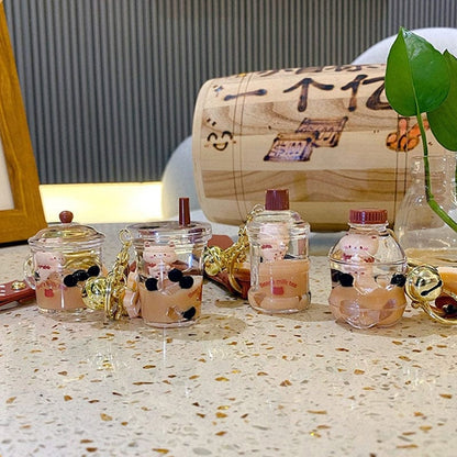 Porte-clés Boba Tea Kawaii