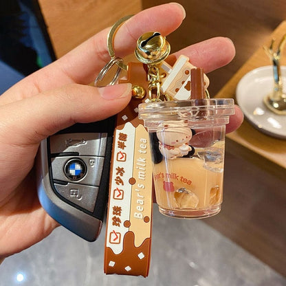Porte-clés Boba Tea Kawaii
