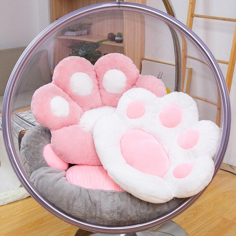 Coussin patte de chat