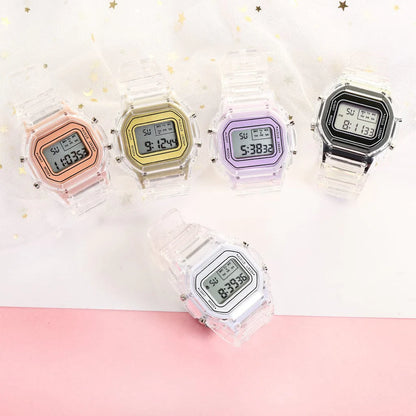 Jolie montre numérique pastel