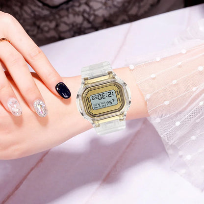 Jolie montre numérique pastel