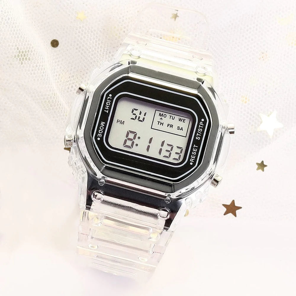 Jolie montre numérique pastel
