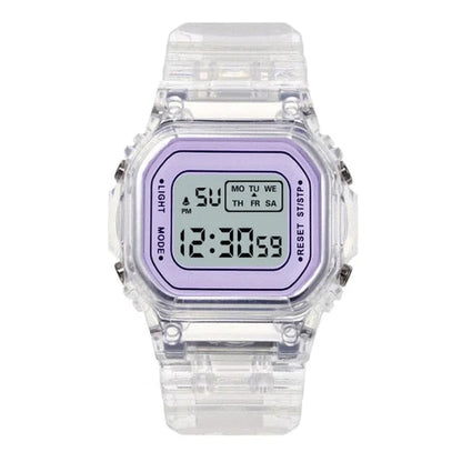 Jolie montre numérique pastel