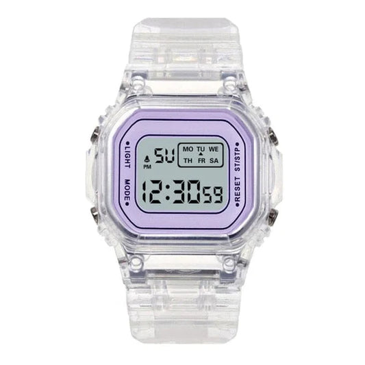 Jolie montre numérique pastel