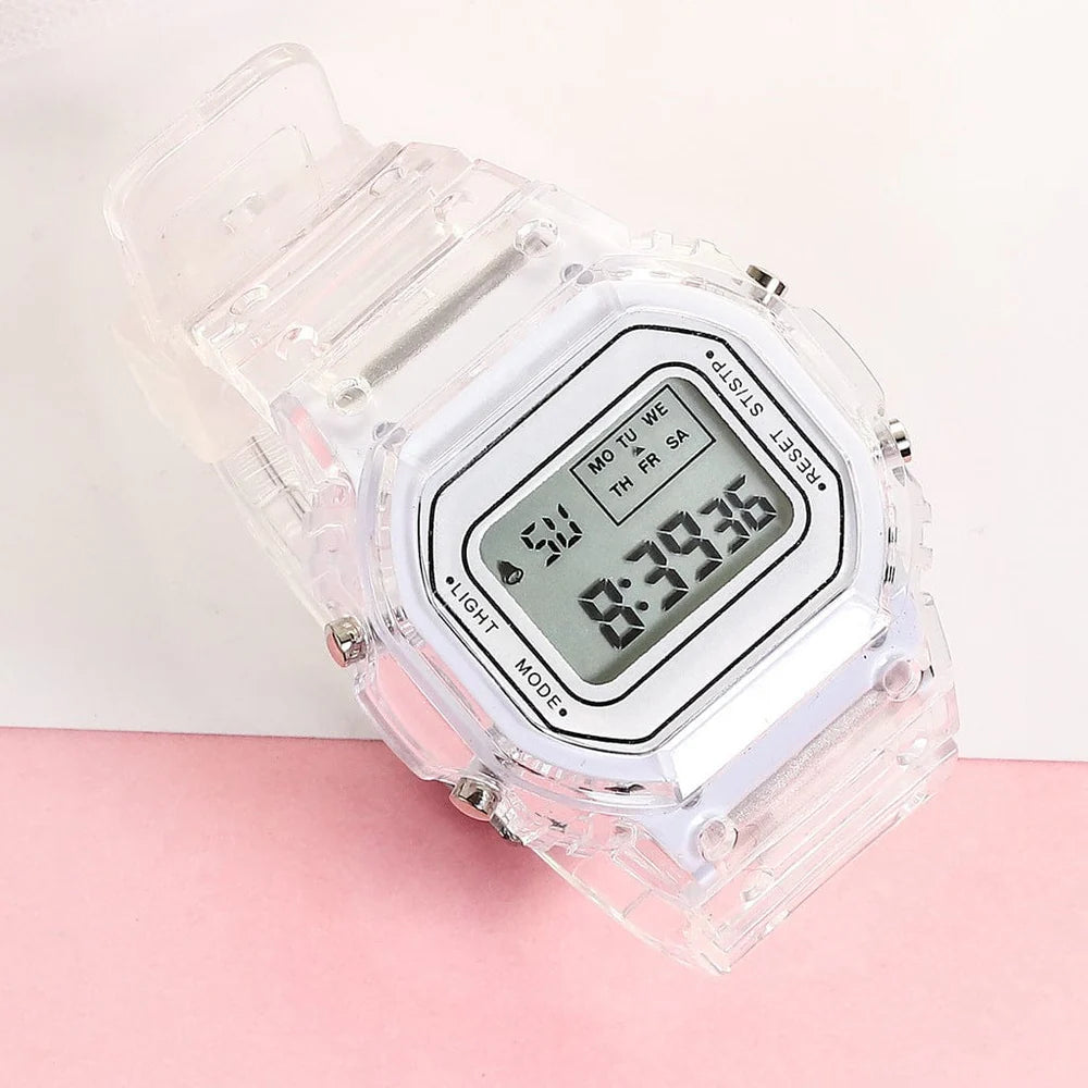 Jolie montre numérique pastel