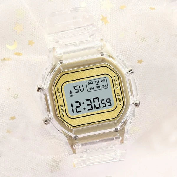 Jolie montre numérique pastel