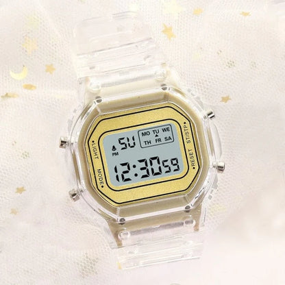 Jolie montre numérique pastel