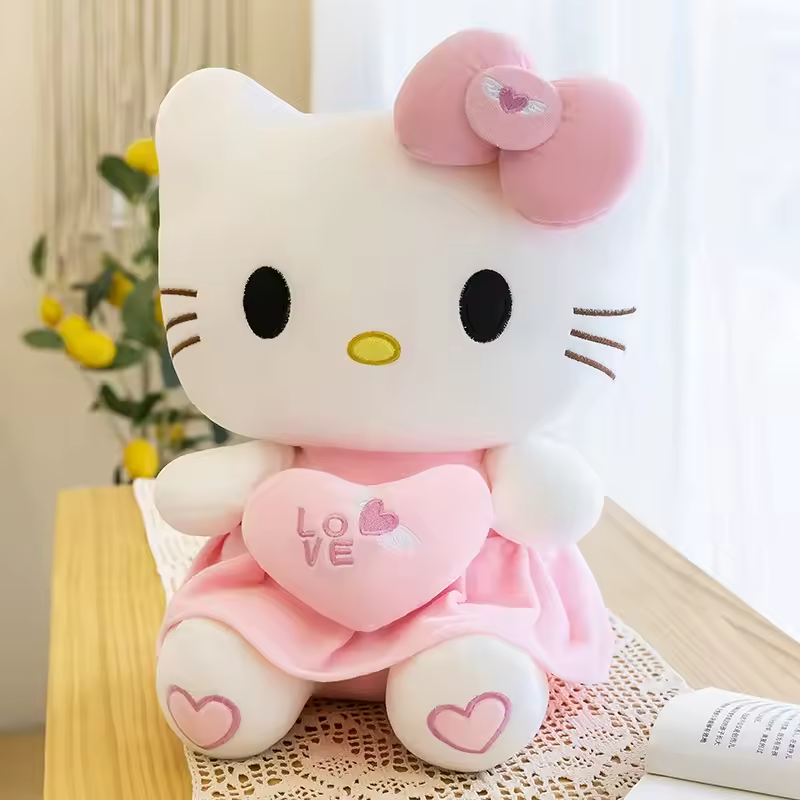 Peluche Hello Kitty rose toute douce