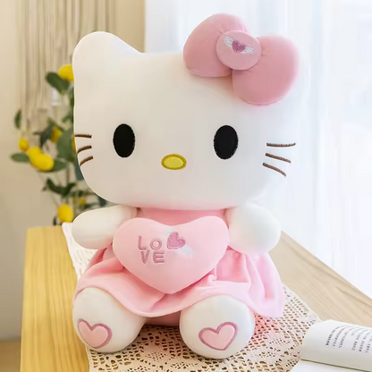 Peluche Hello Kitty rose toute douce