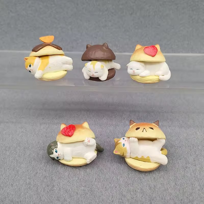 Burger chat boîte mystère mignonne