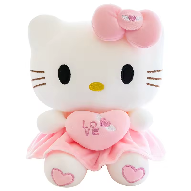 Peluche Hello Kitty rose toute douce