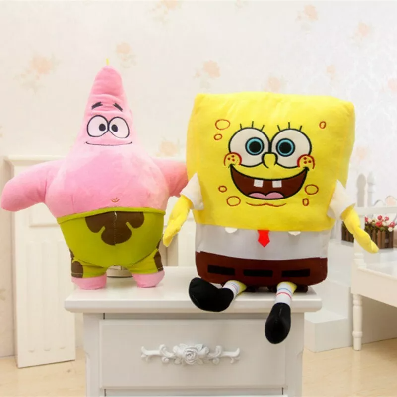 Peluche Bob l'éponge / Patrick Star très doux