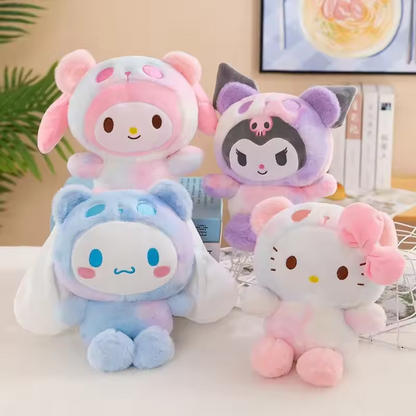Peluche hello kitty ourson blanc 25cm
