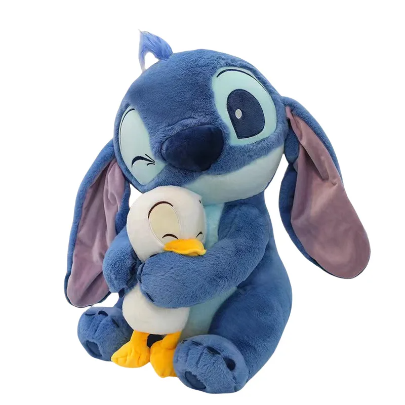 Peluche Stitch avec canard kawaii 30cm