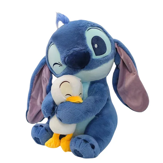 Peluche Stitch avec canard kawaii 30cm