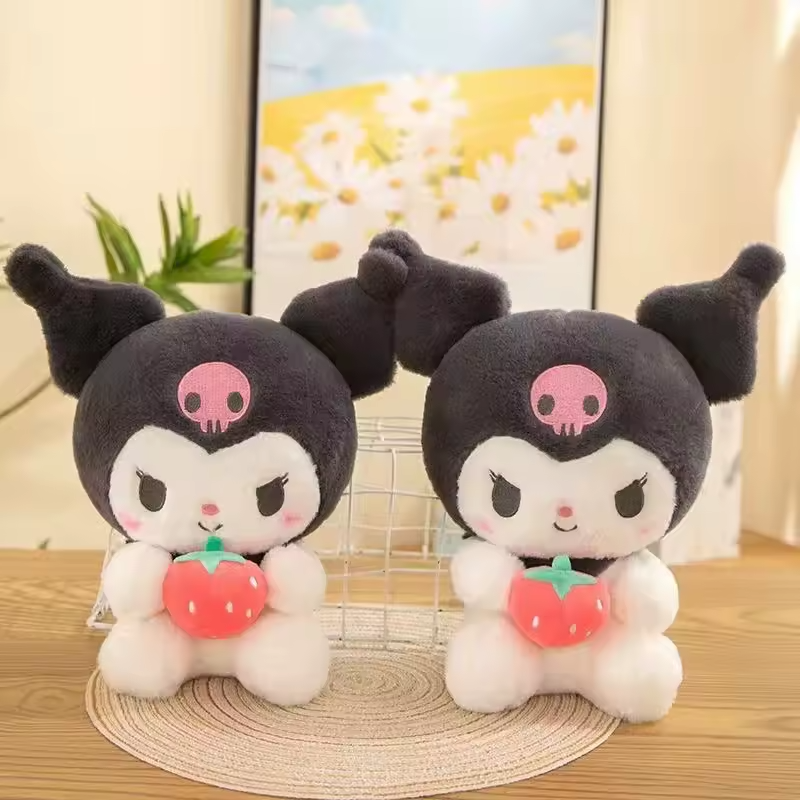 Peluche kawaii My Melody avec fraise