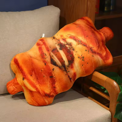 Peluche douce design pain 50/70cm