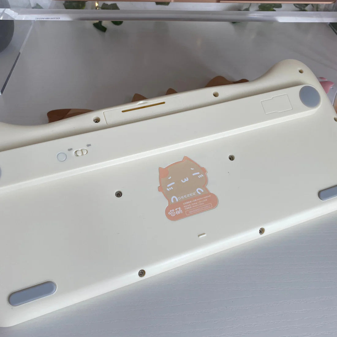 Ensemble clavier et souris sans fil Kawaii Cat