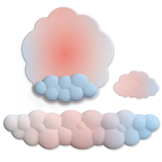 Repose-poignet/tapis de souris Kawaii Pastel pour clavier et pc