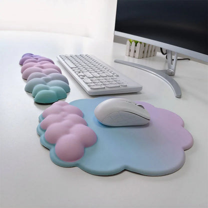 Repose-poignet/tapis de souris Kawaii Pastel pour clavier et pc