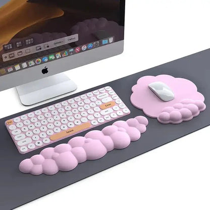 Repose-poignet/tapis de souris Kawaii Pastel pour clavier et pc