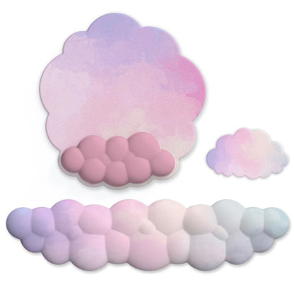 Repose-poignet/tapis de souris Kawaii Pastel pour clavier et pc
