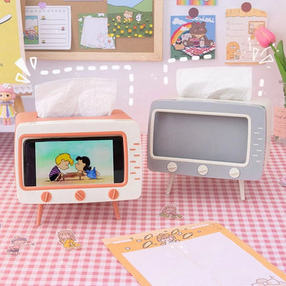 Boîte à mouchoirs TV Kawaii