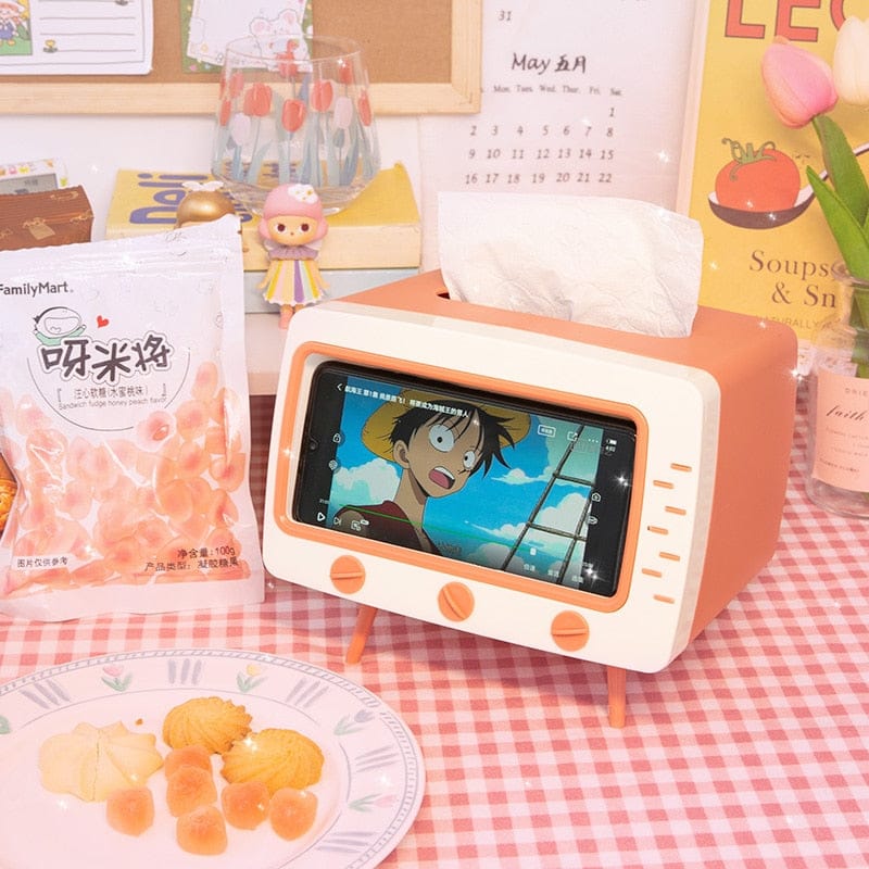 Boîte à mouchoirs TV Kawaii