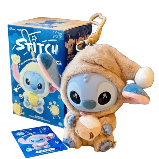 Boite figurine Stitch porte-clés style Labubu